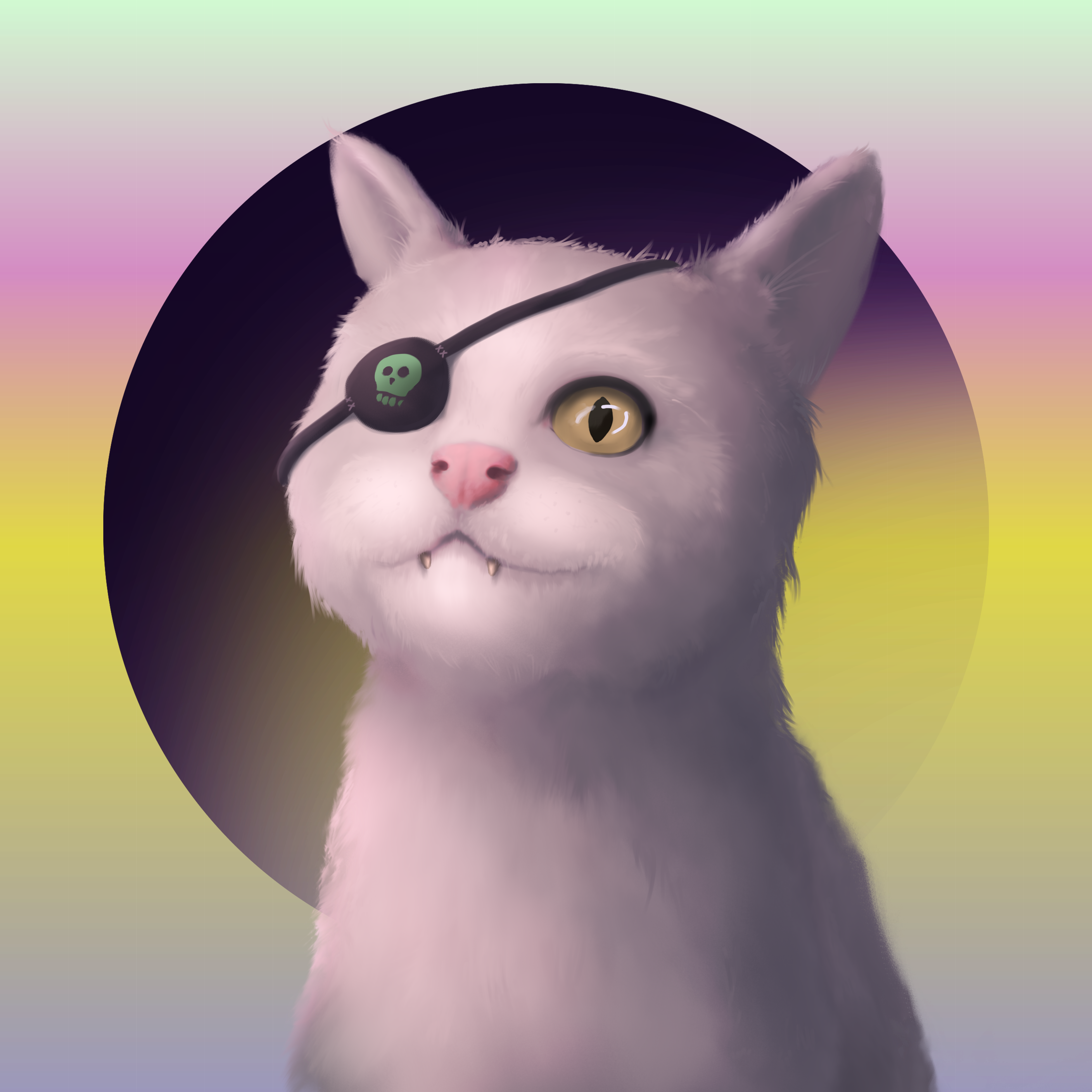 Crazy cat #2 static token preview