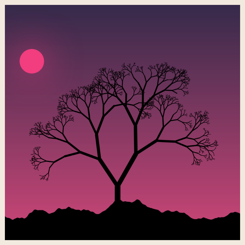 Sunset on cliff #7 static token preview