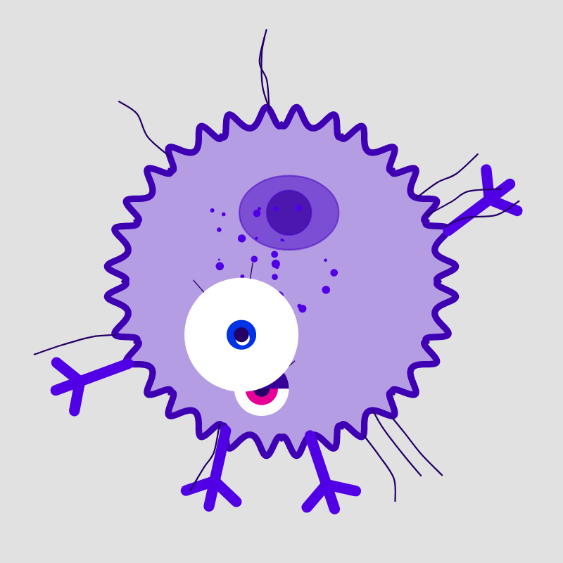 Virus generative #9 static token preview