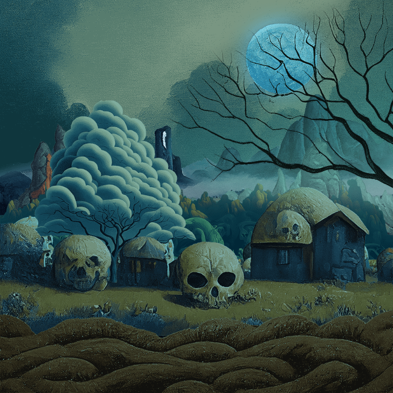 Skull Village #15 static token preview