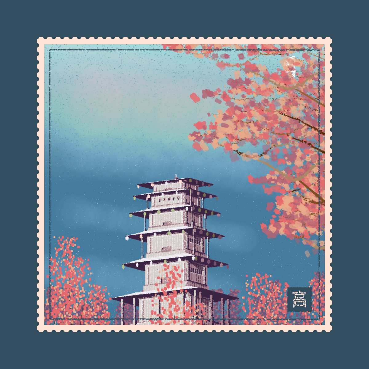 ABANDONED TEMPLE 廃寺 #17 static token preview