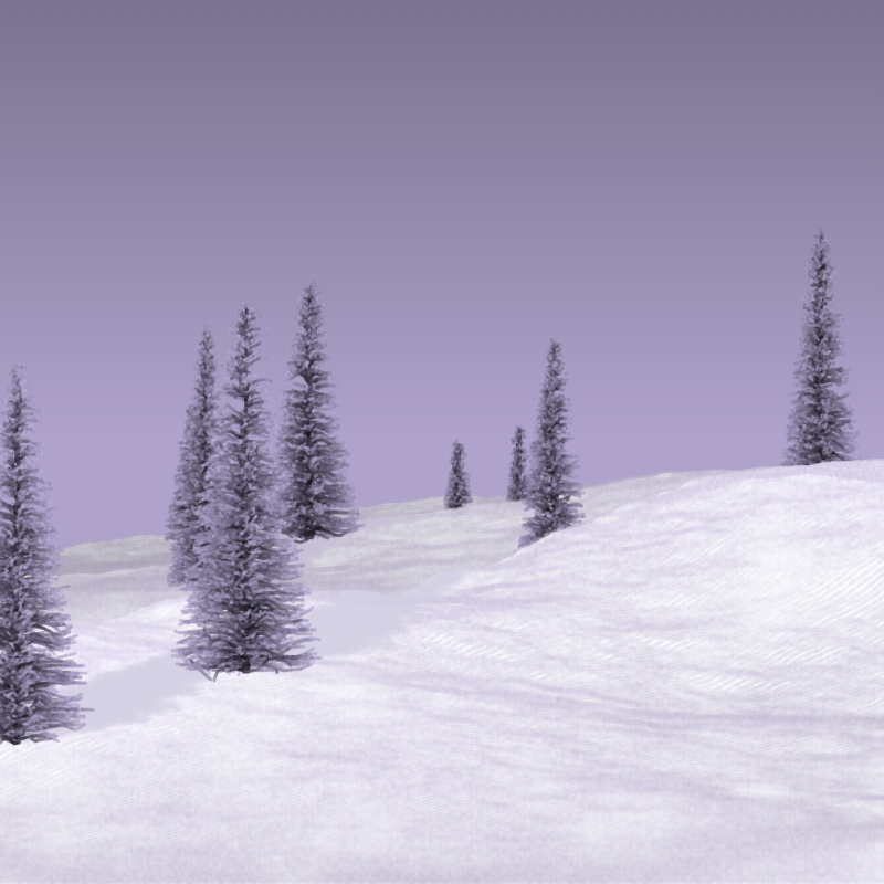 Snowy Hills #16 static token preview