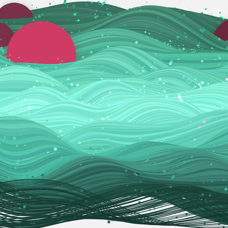 The Ocean Waves #2 static token preview