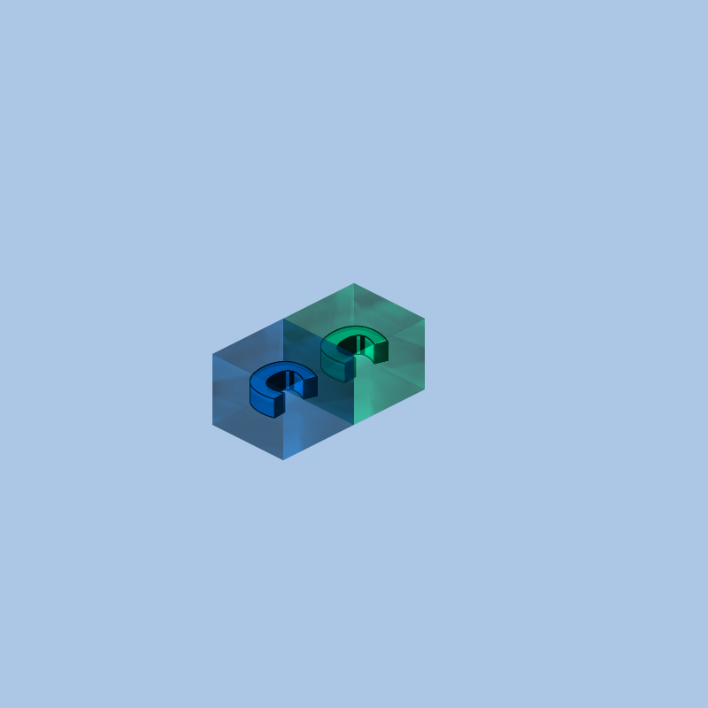 Letters in glass #10 static token preview