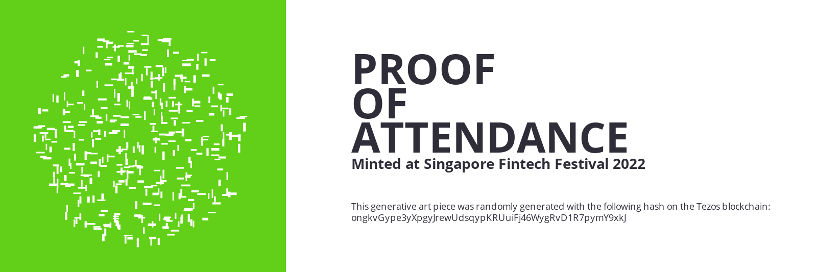 SFF2022 Proof of Attendance Token #280 static token preview