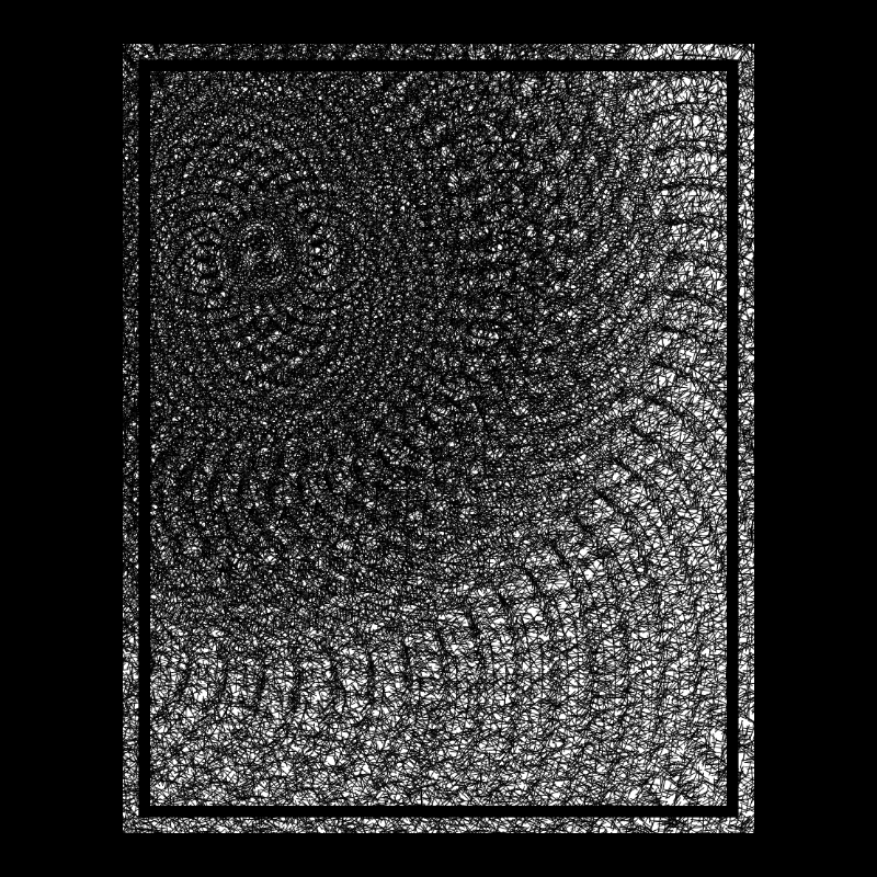 bnw plotter mandalas gone crazy #13 static token preview