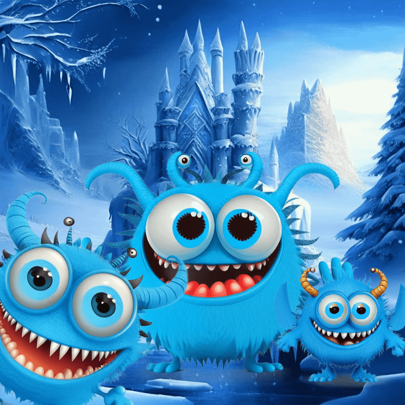 Ice Monsters #9 static token preview