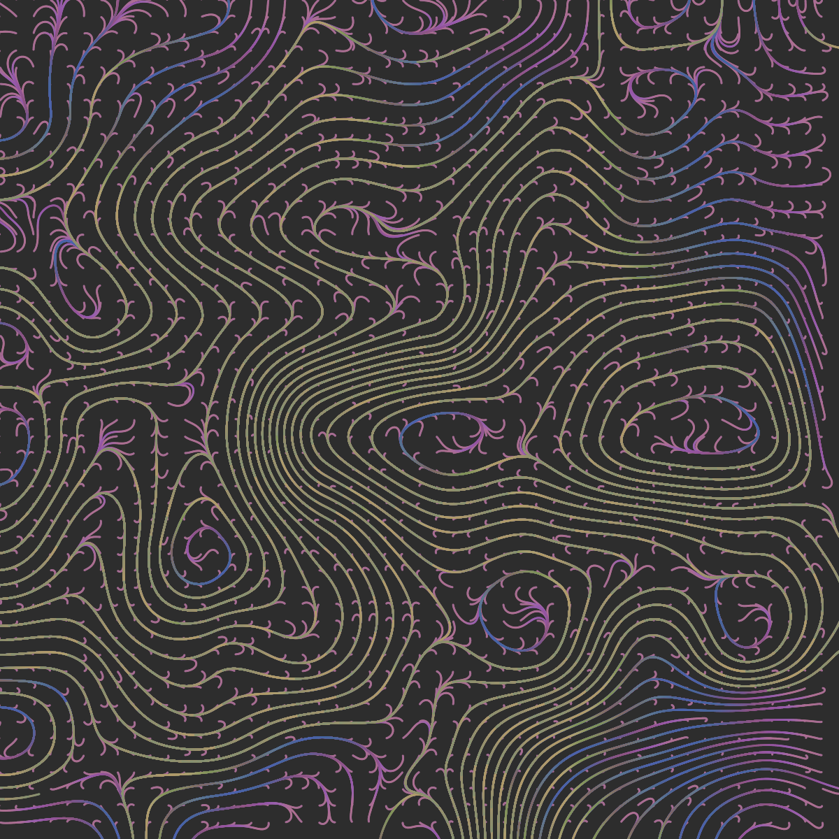 Colored Flowfield Patterns #2 static token preview