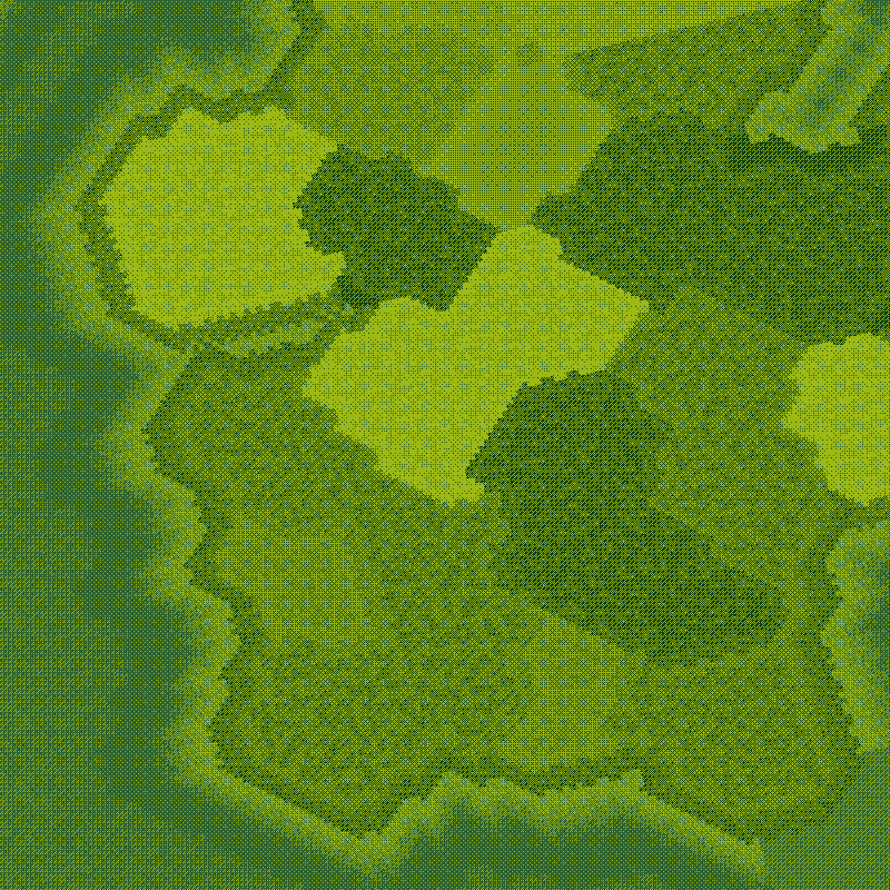 Littlecube Maps: Green Dithering #23 static token preview