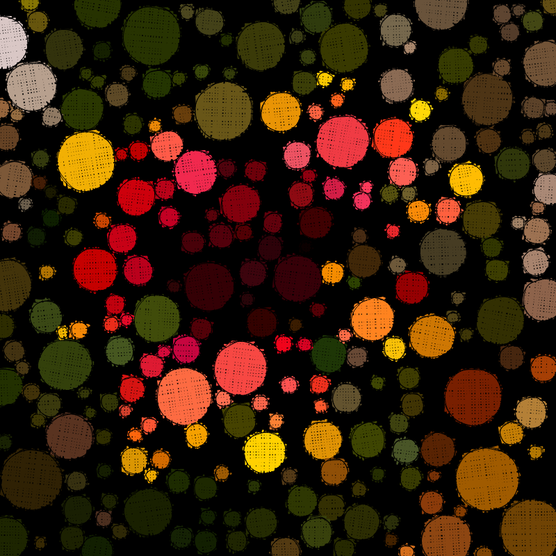 roughly packed flowers #8 static token preview
