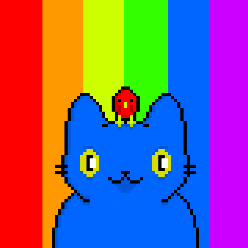 Totally Random Cats #19 static token preview