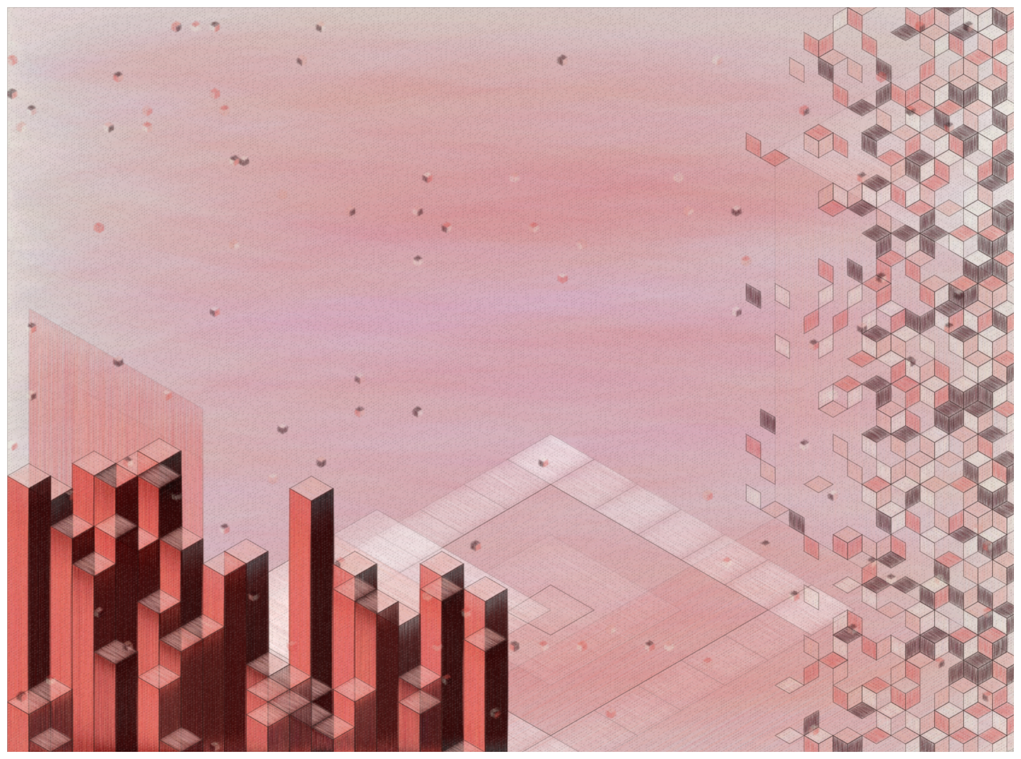 View From Our Window Depicted In Rhombuses #17 static token preview