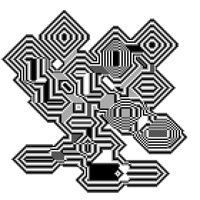 Superimposed Octagonal Pyramids #11 static token preview