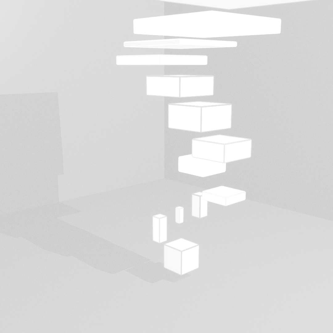 Cubes Blancs sur Fond Blanc #6 static token preview