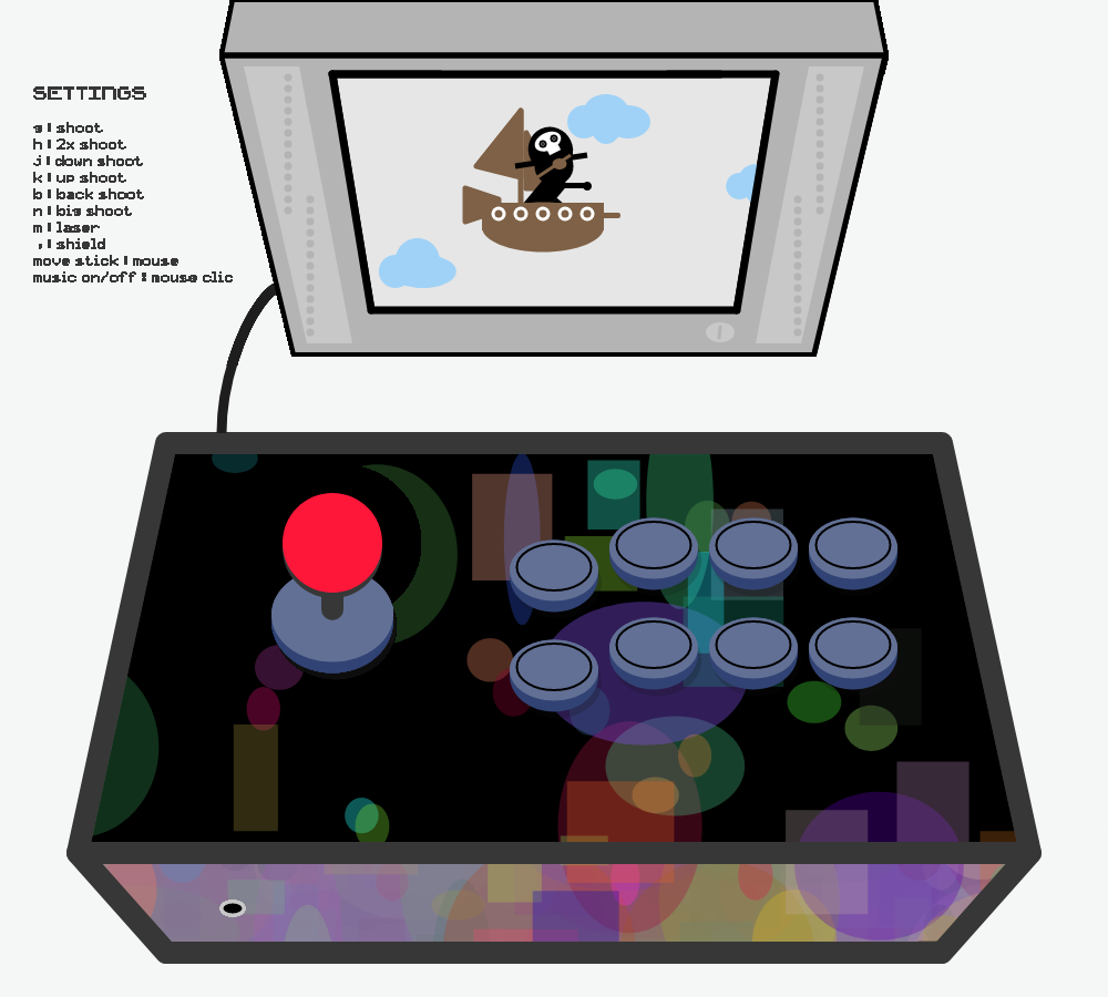 Arcade stick #8 static token preview
