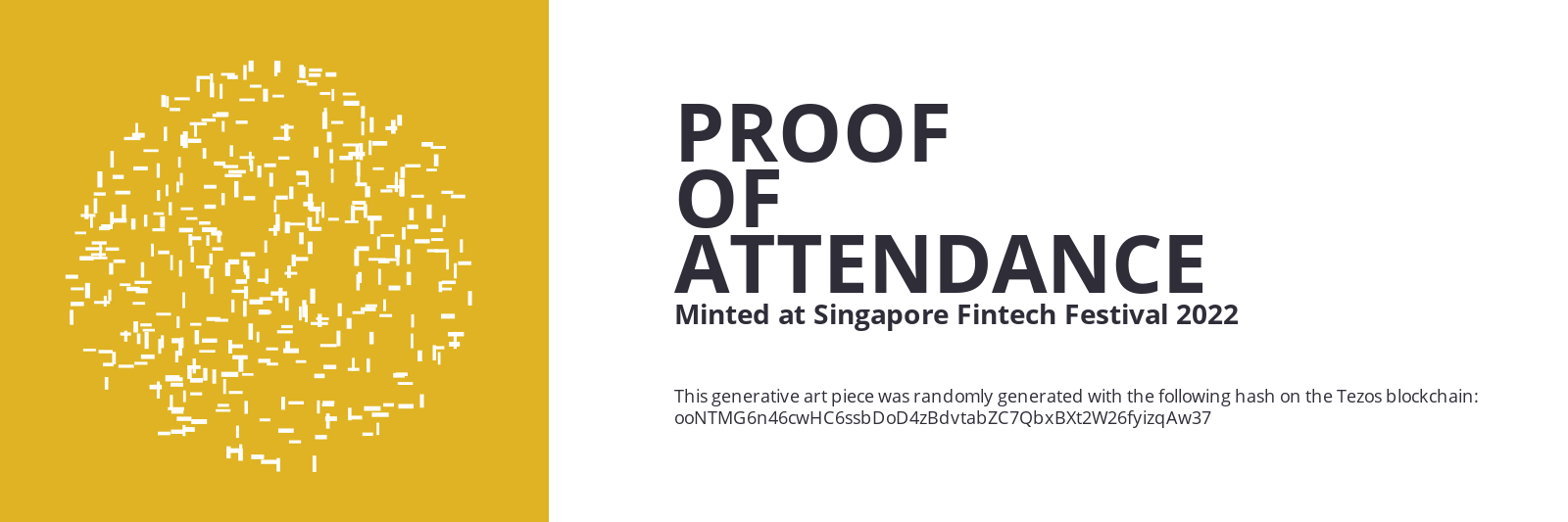 SFF2022 Proof of Attendance Token #643 static token preview