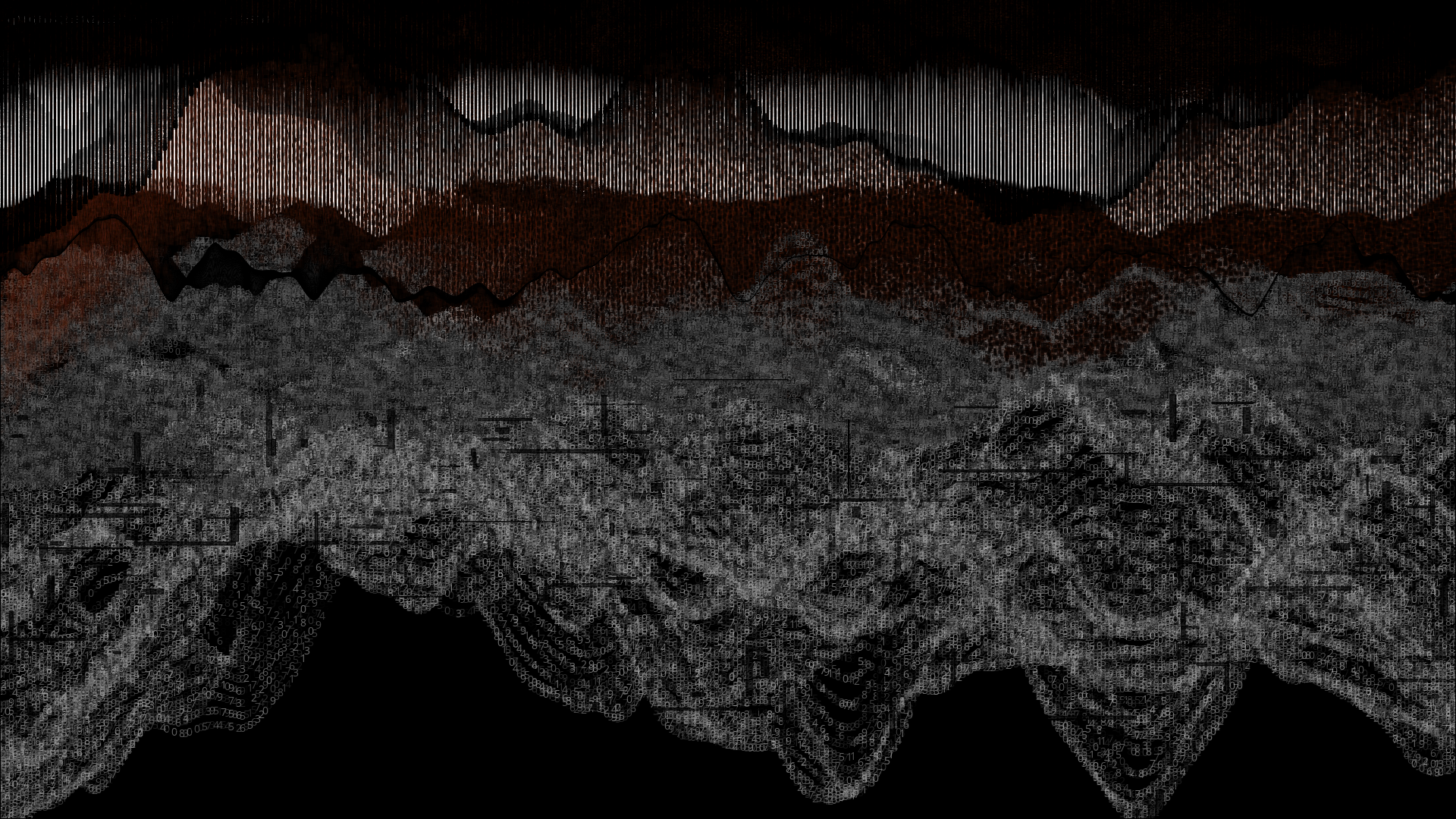 Pixel rain in a data landsacape #105 static token preview