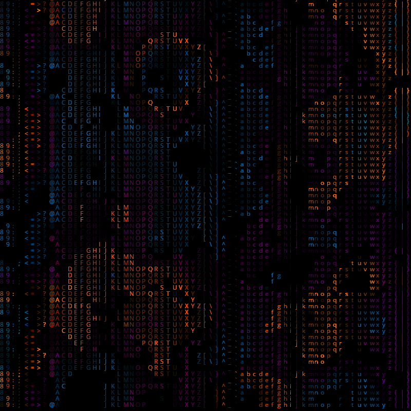 Ascii Noise #8 static token preview