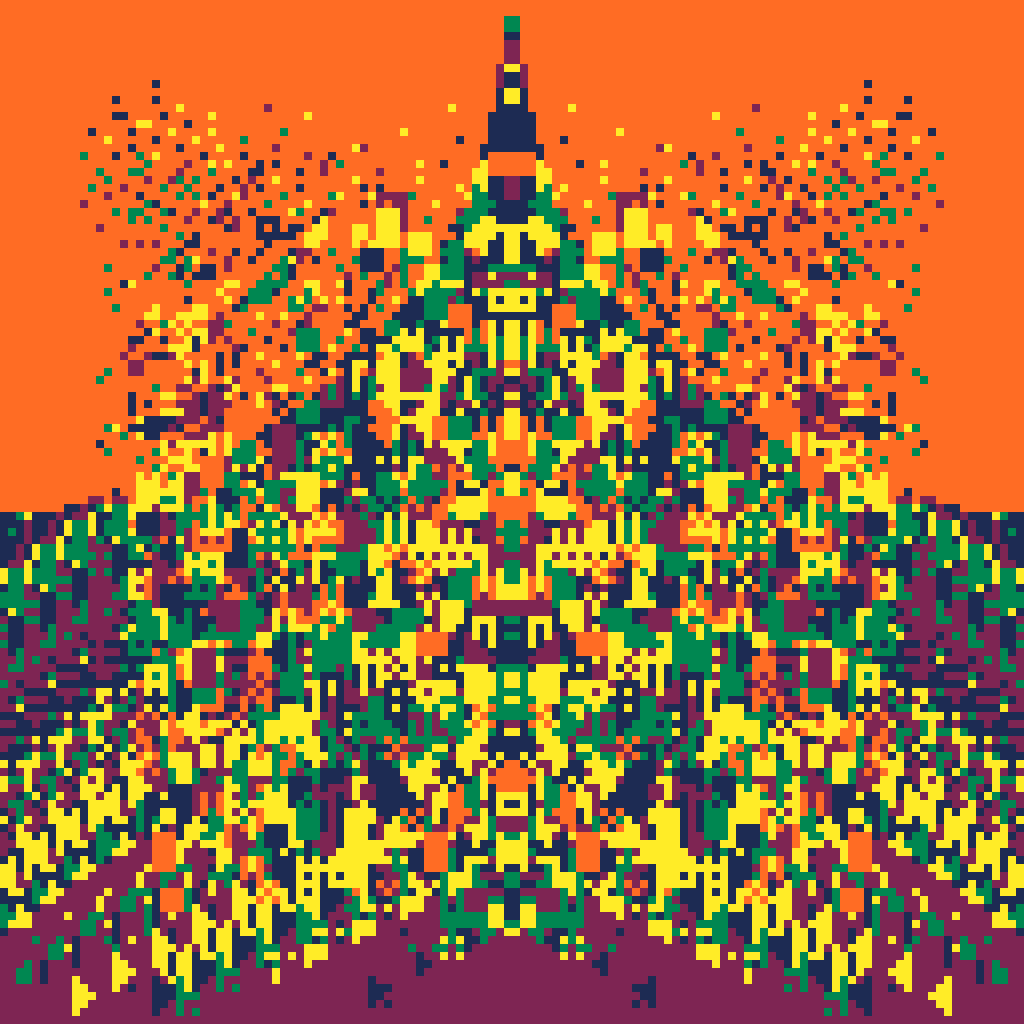 Ideocartogrpahy: Hyperspectral Temples #18 static token preview