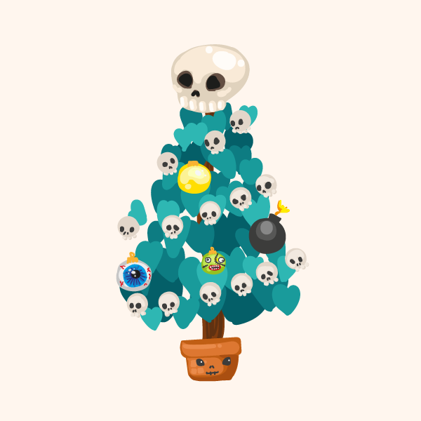 Creepy Christmas Tree For You! #1 static token preview