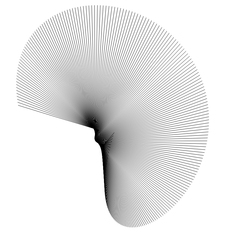 Sinus Cosinus #N Black on White #18 static token preview
