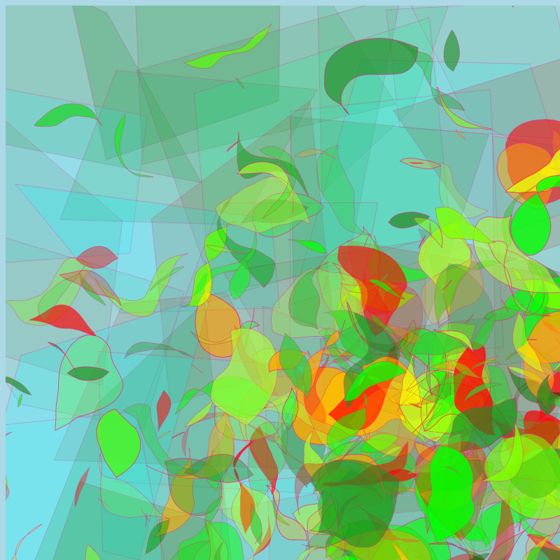 Leaves and glasses #17 static token preview