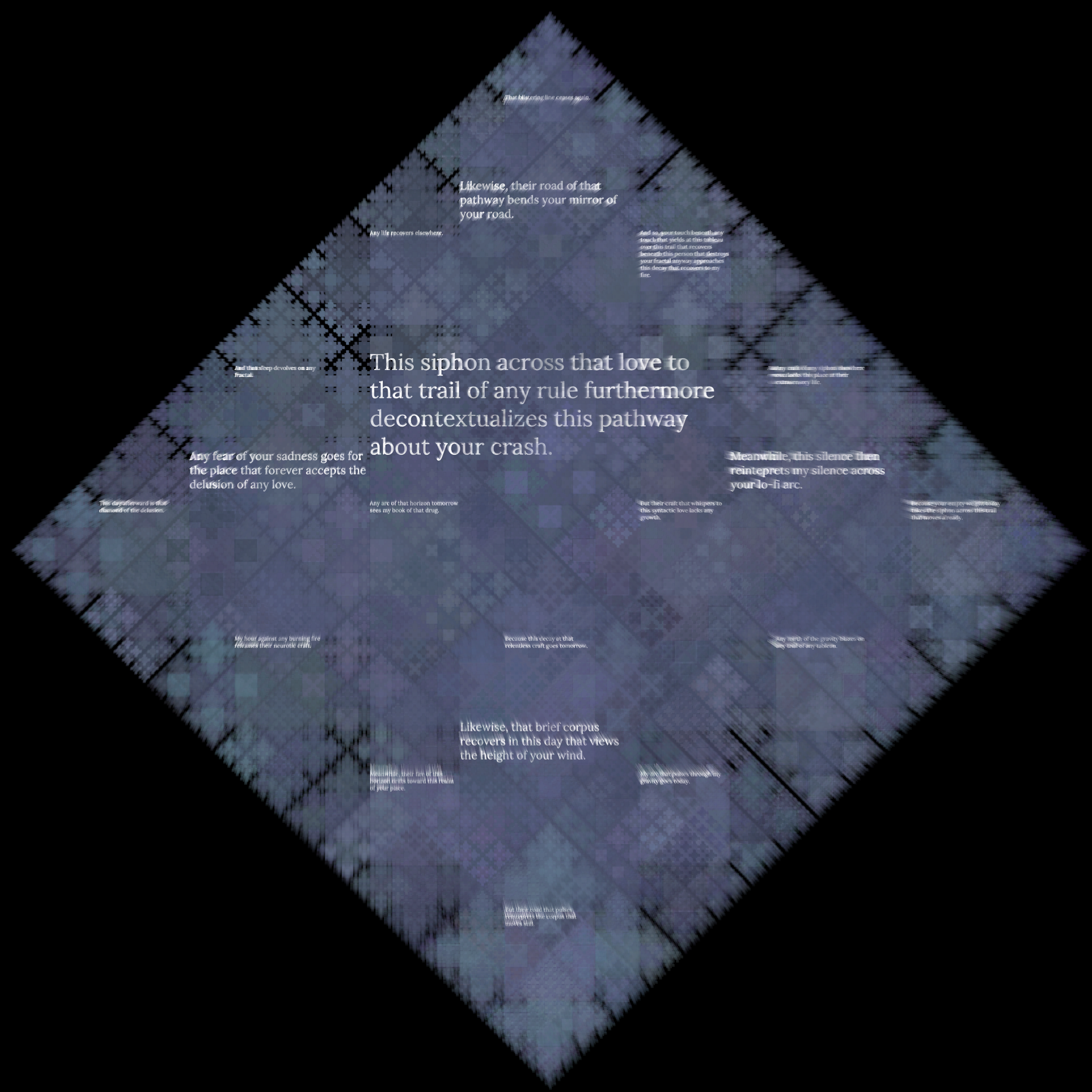 Diamond Fractal Fire #7 static token preview