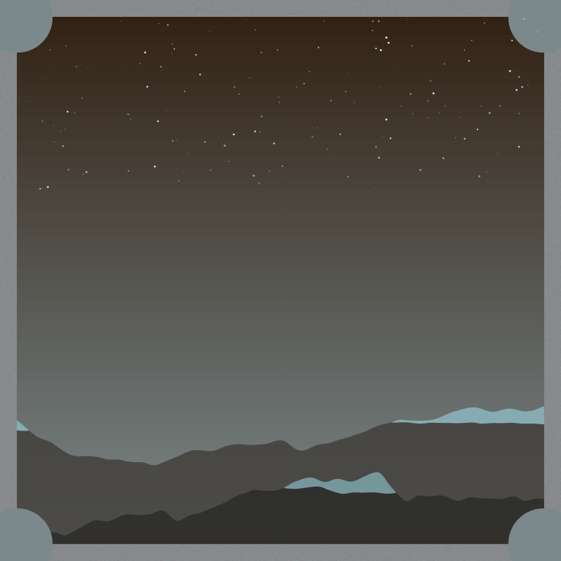 Stars and snow in the Andes Mountains #2 static token preview