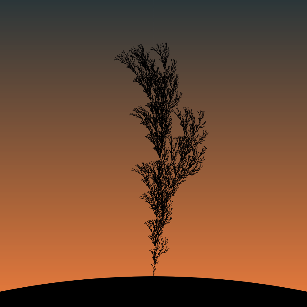 Fractal-Lsystem Tree #13 static token preview