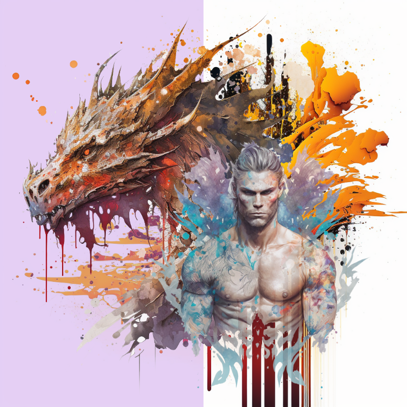 Dragon Bloke #23 static token preview