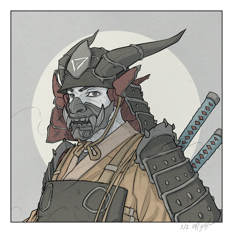 侍 (SAMURAI) #22 static token preview