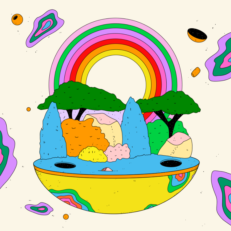 🌈🌴🪐 #13 static token preview