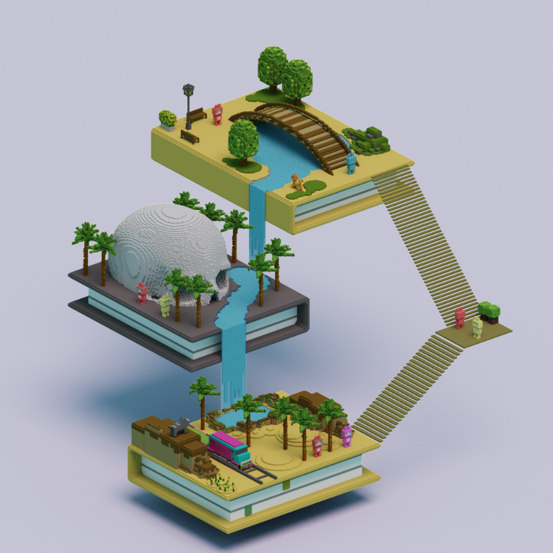 Books and islands #23 static token preview