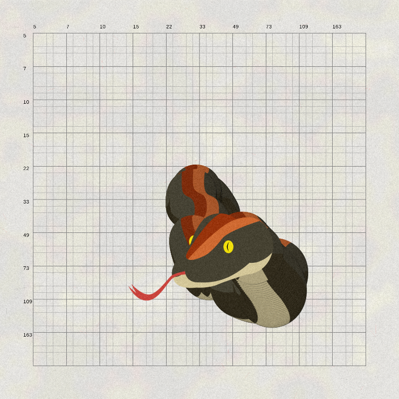 Nirdala snake #15 static token preview