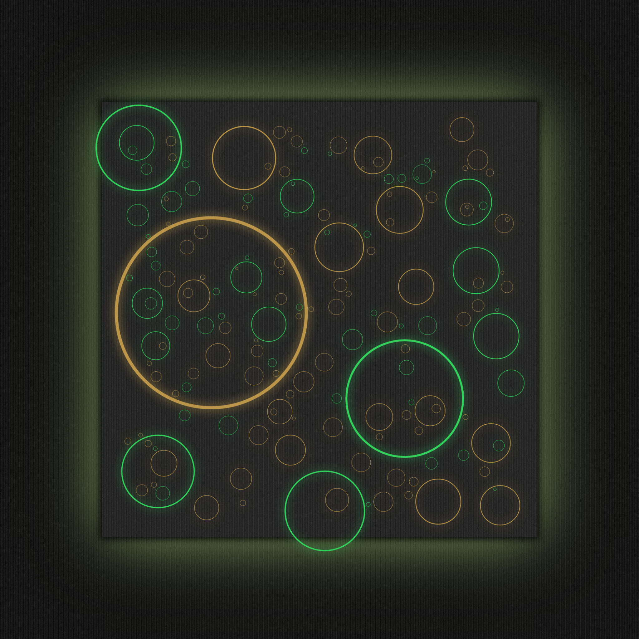 Nevercolliding Circles #27 static token preview