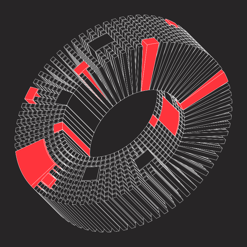 Ex Mobius (Neon Red) #25 static token preview