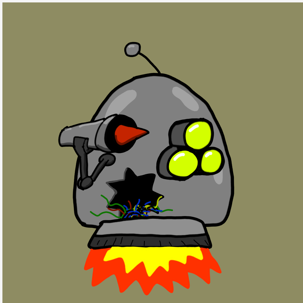 Evil Robots #12 static token preview
