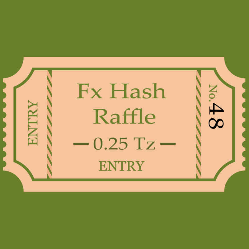 Tezos Raffle Ticket #6 static token preview