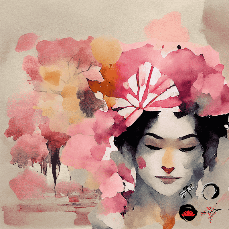 Pink Geisha #5 static token preview