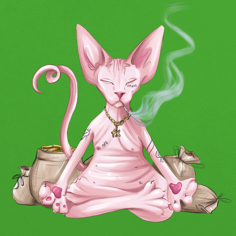 YogaCat #5 static token preview