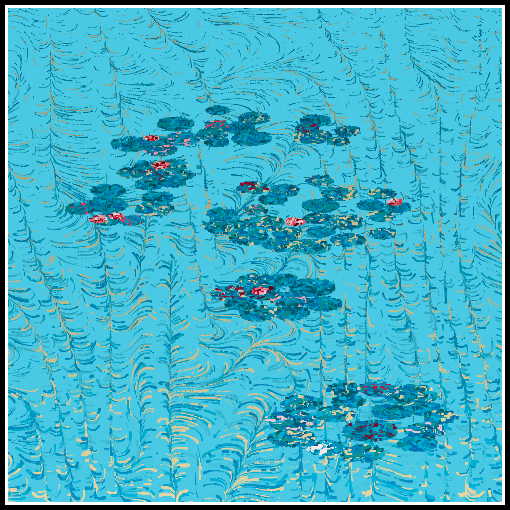 Polluted water lilies #8 static token preview