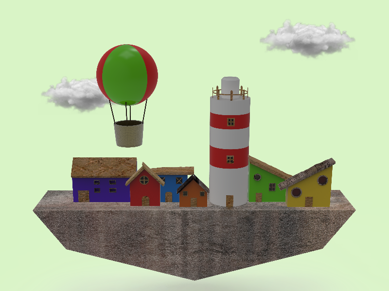 Coastal village #10 static token preview