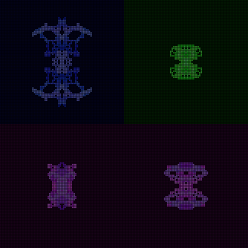 Dither Creatures 2x2 #3 static token preview