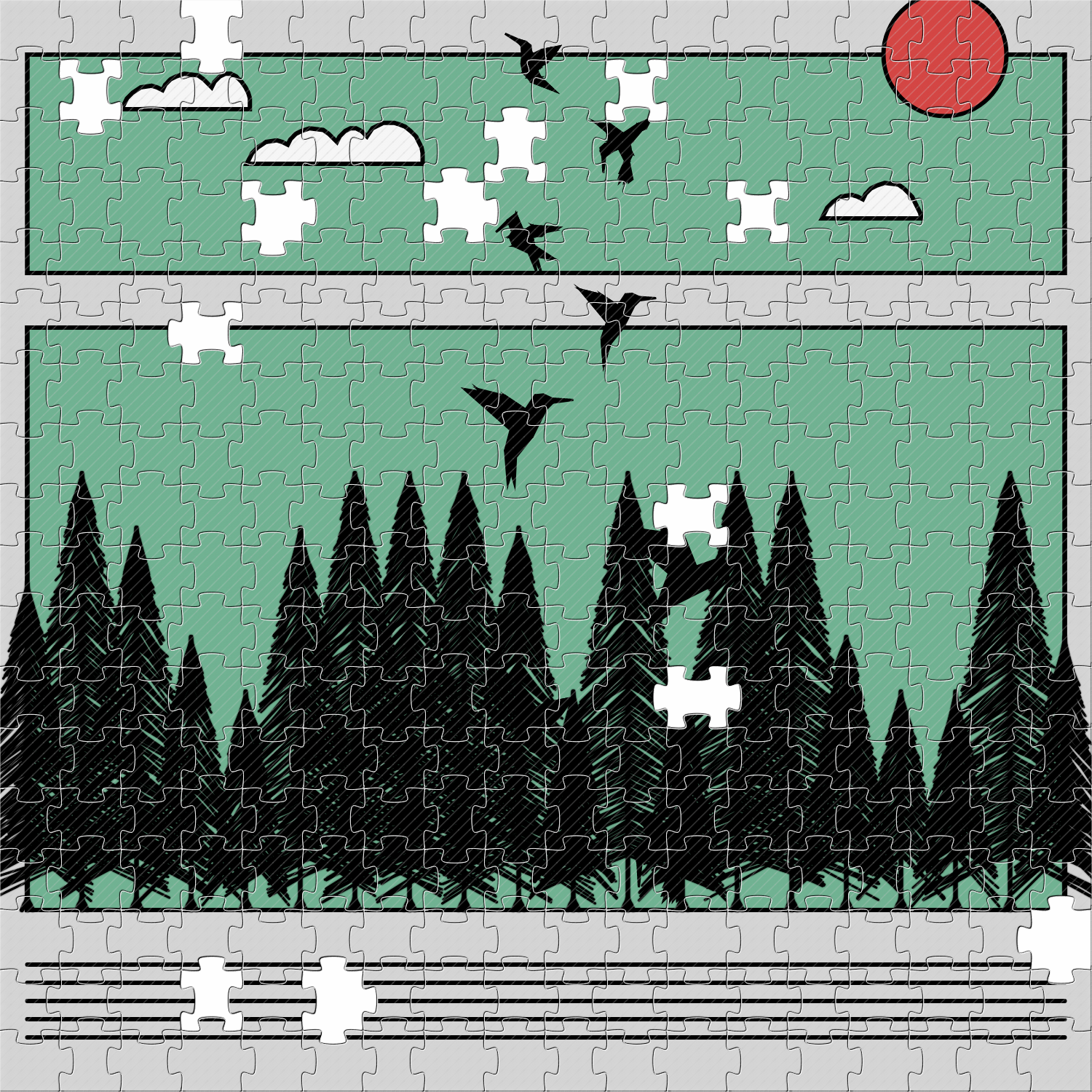 Puzzles & Birds #21 static token preview