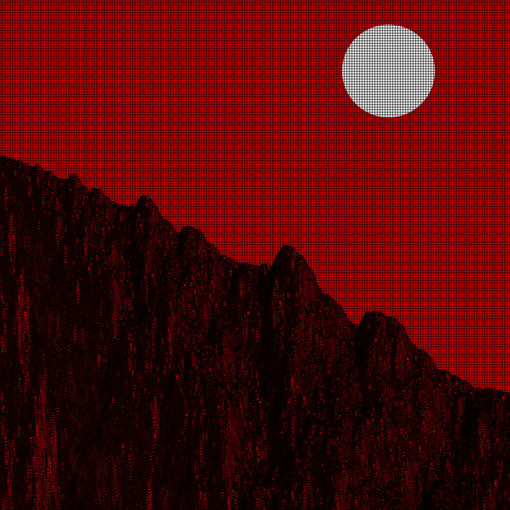 Classic generative landscape #28 static token preview
