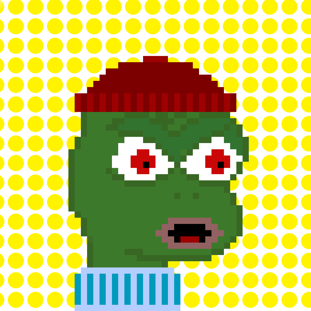 LITTLE PEPE CLUB (fxhash 1.0 batch) #11 static token preview