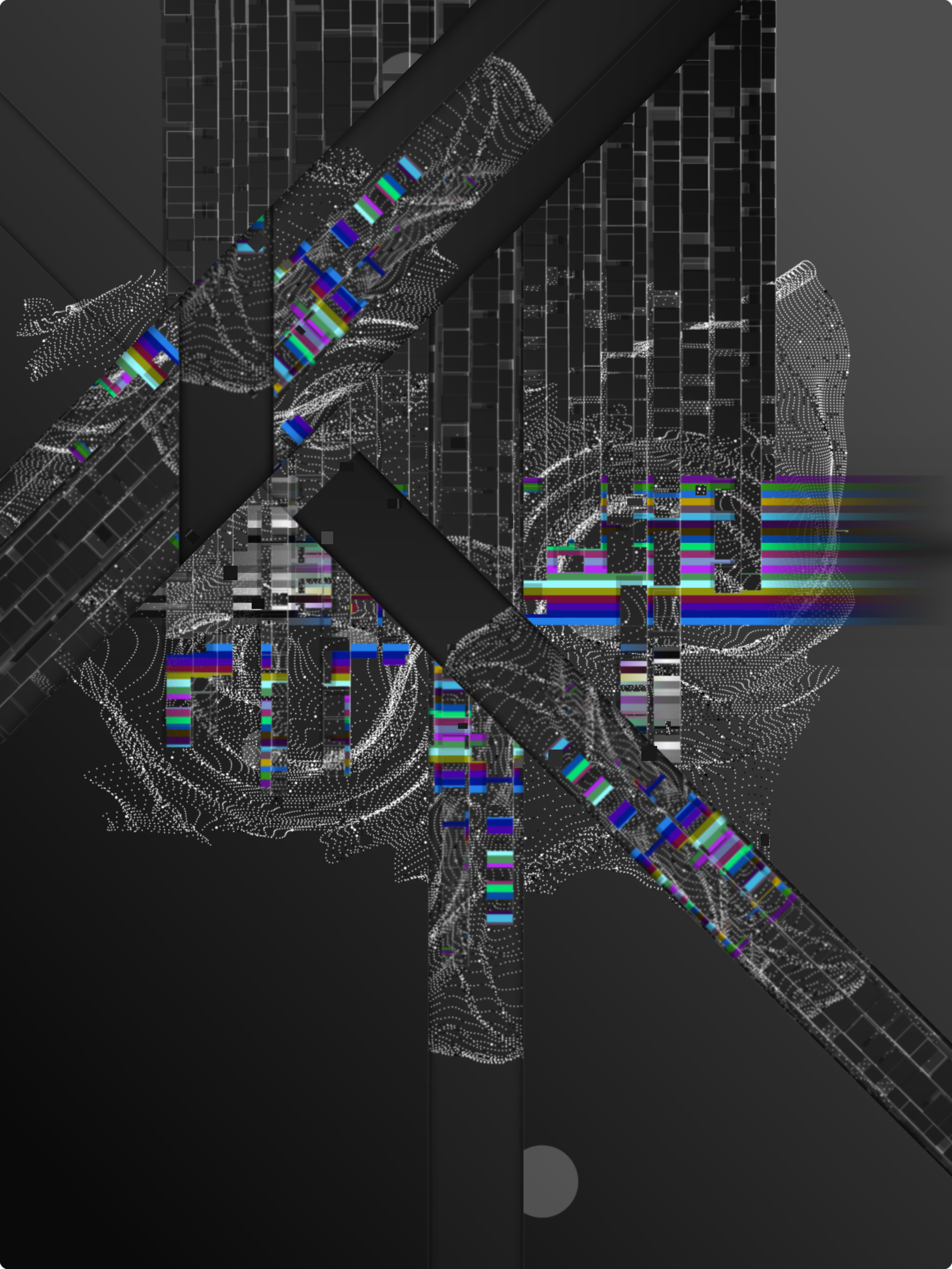 Fronteras en abstracto #144 static token preview