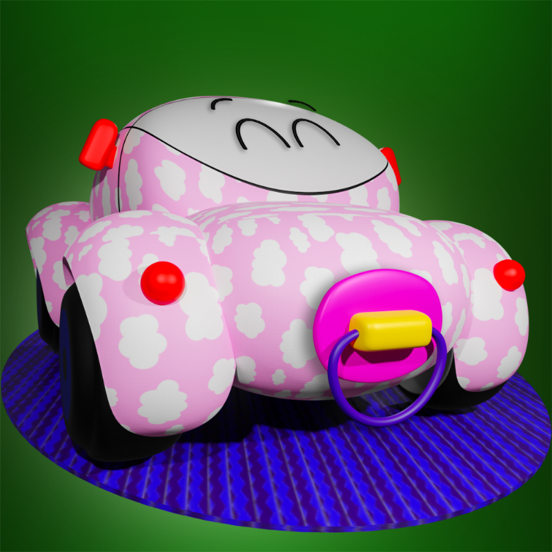Morixels Colab #8 BabyCar #4 static token preview