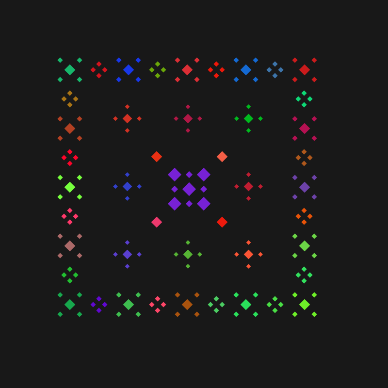Rotated Squares #5 static token preview