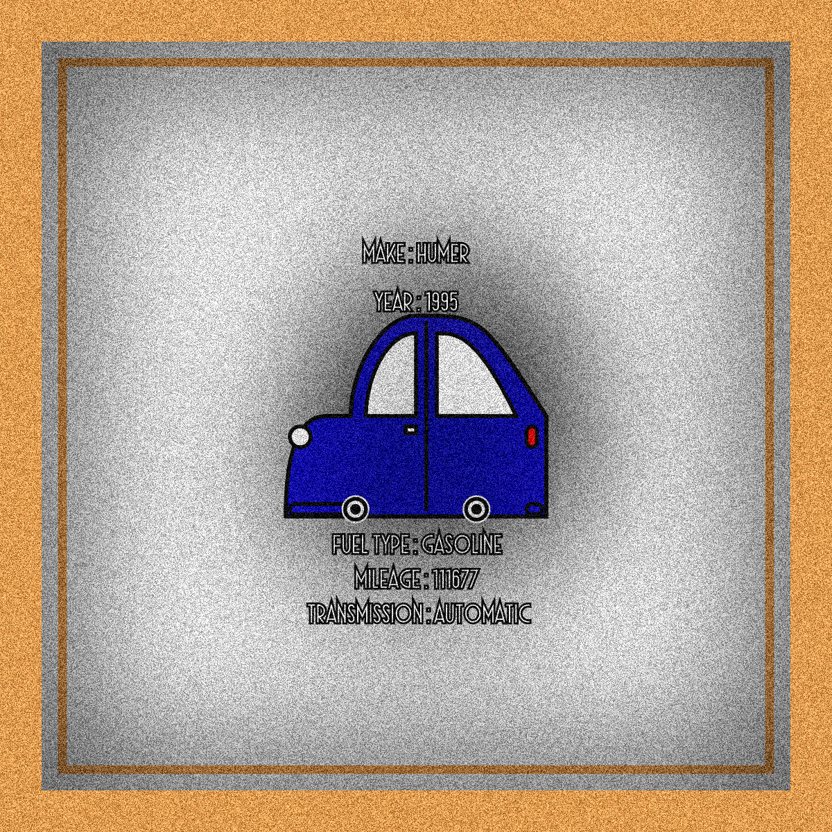 Childhood Cars #1 static token preview